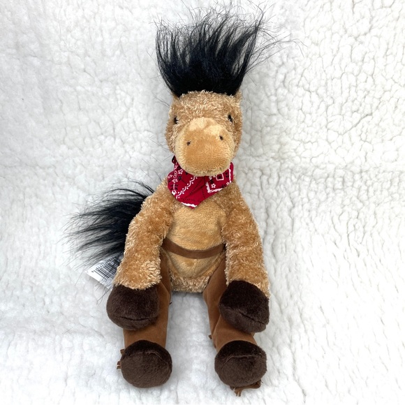 Douglas Cuddle Toy 1 Poke Cowboy Horse - Picture 3 of 8